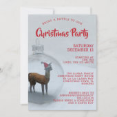Noël Llama Fête Invitation (Devant)