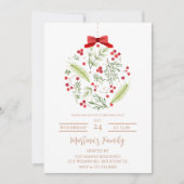 Noël Lunch Invitations Brunch de Noël (Devant)