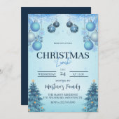 Noël Lunch Invitations Brunch de Noël (Devant / Derrière)