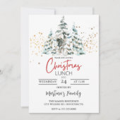 Noël Lunch Invitations Brunch de Noël (Devant)