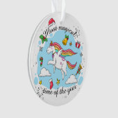 Noël magique à Noël Unicorn (devant)