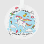 Noël magique à Noël Unicorn (dos)