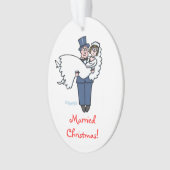 Noël Mariage Newlyweds Arbre Ornement (devant)