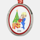 Noël Matin Enfants Ornements personnels (Gauche)