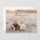 Noël merci carte photo (Devant / Derrière)