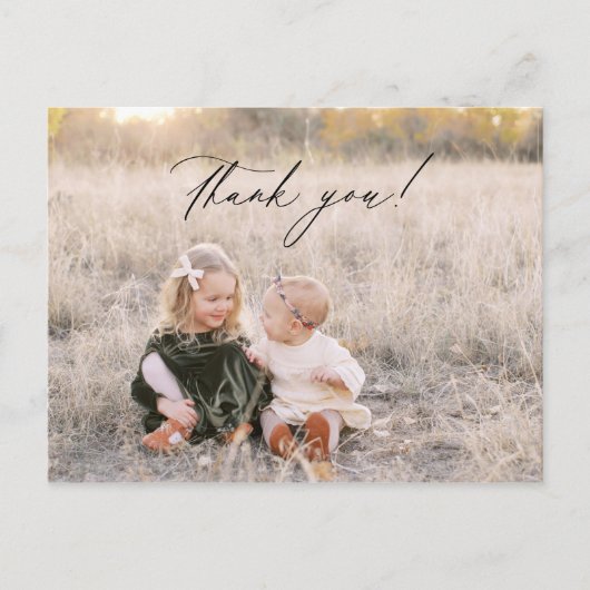 Noël merci carte photo (Devant)