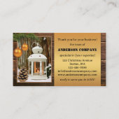 Noël Merci de bureau de Noël Carte de visite (Dos)