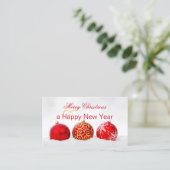 Noël Merci de bureau de Noël Carte de visite (Debout devant)