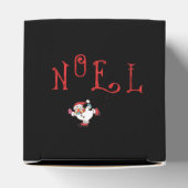 NOEL met Skating Snowman Bedankdoosjes (Bovenkant)