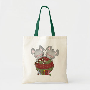 Noel Mice Vakantie T-shirts en Cadeaus Tote Bag