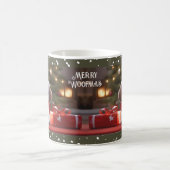 Noël mignon Amoureux des chiens chiot nom Mug (Centre)