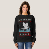 Noël mignon Dragon laide Sweat Noël (Devant entier)