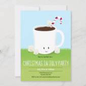 Noël mignon en juillet Fête Invitation (Devant)