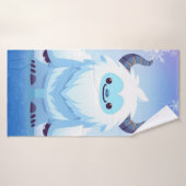 Noël mignon/yeti d'hiver (Serviette de bain)
