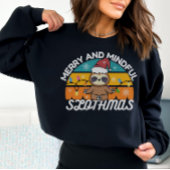 Noël mignonne Sloth Sweatshirt de jeu de mots