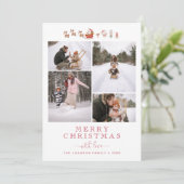 Noël minimaliste avec Carte photo (Debout devant)