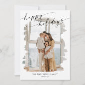 Noël minimaliste avec Carte photo (Devant)