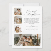 Noël minimaliste avec Carte photo (Dos)