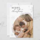 Noël minimaliste avec Carte photo (Devant)