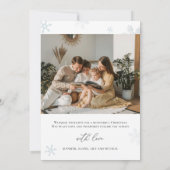 Noël minimaliste avec Carte photo (Dos)