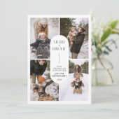 Noël minimaliste avec Carte photo (Debout devant)