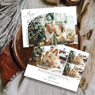 Noël minimaliste avec Carte photo