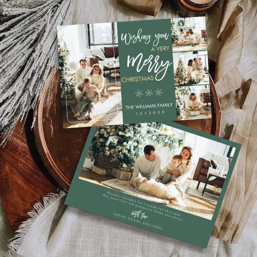 Noël minimaliste avec Carte photo