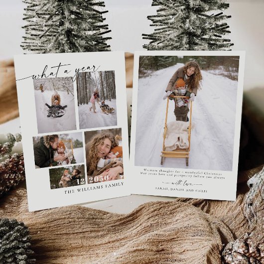 Noël minimaliste avec Carte photo