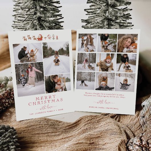 Noël minimaliste avec Carte photo