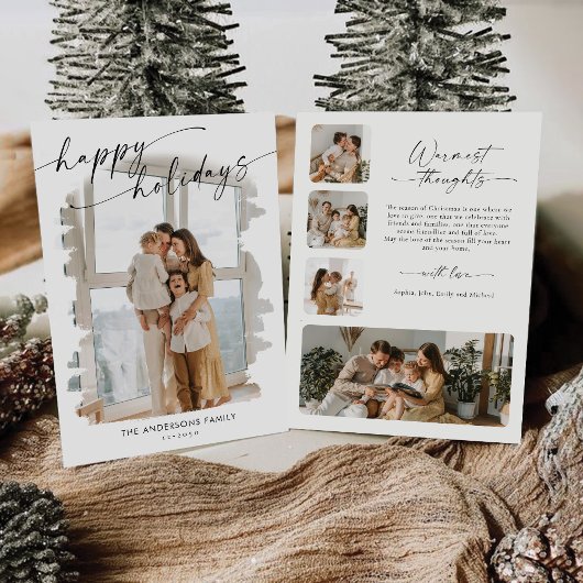 Noël minimaliste avec Carte photo