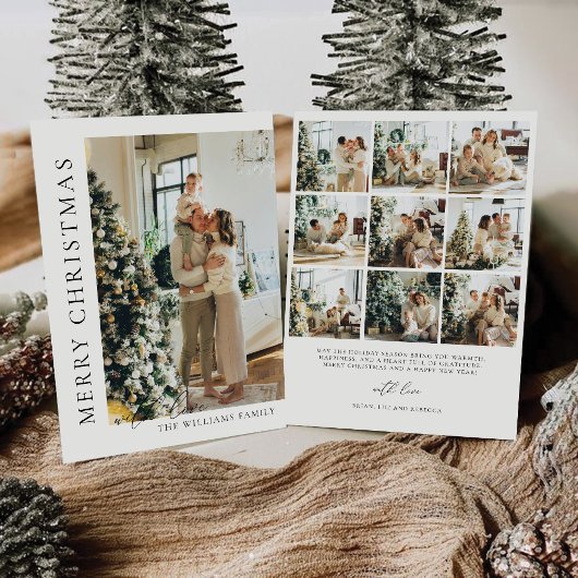 Noël minimaliste avec Carte photo