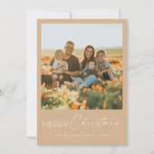 Noël minimaliste avec Carte photo (Devant)