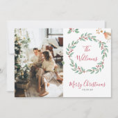 Noël minimaliste avec Carte photo (Devant)