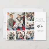 Noël minimaliste avec carte photo (Dos)