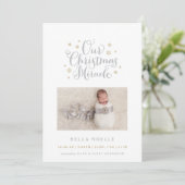 Noël Miracle Holiday Carte photo (Debout devant)