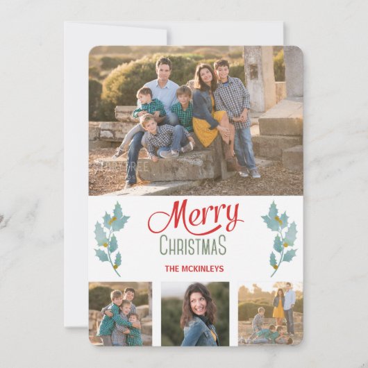 Noël Modèle photo Blue Greg Holly Sprig (Devant)