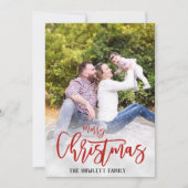 Noël Modèle photo de vacances Fondu Blanche neige (Devant)