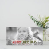 NOËL MODERNE | CARTE PHOTO DE VACANCES MODERNE (Debout devant)