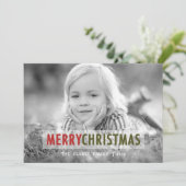 NOËL MODERNE | CARTE PHOTO VACANCES (Debout devant)