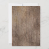 Noël Moderne Fête Invitation (Dos)