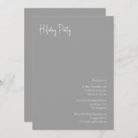 Noël moderne | Invitation à une fête de vacances e