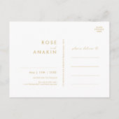 Noël moderne | Marine Enregistrer La Date Carte Po (Dos)