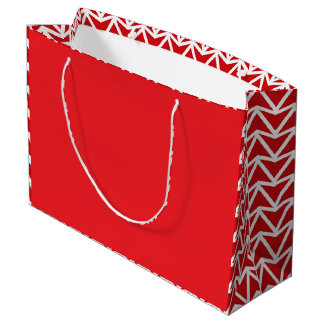 Noël Motif sans couture, Rouge, Blanc, Sacs cadeau