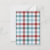 Noël Mots Noël Carte de note MIni (Dos)