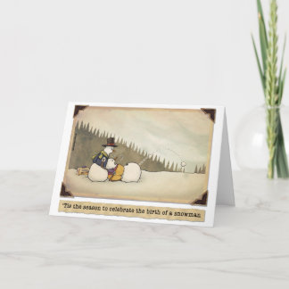 Noël : Naissance d'une carte Snowman