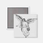 Noël Nativité Angel Magnet (Recto/Verso)