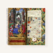 Noël Nativité Scène Renaissance Vieux livre (Devant)