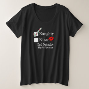 Noël Naughty Ou Nice Liste De Parties scintillant