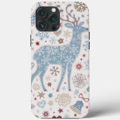Noël Neige Flake Deer coque iphone Mate (Verso)