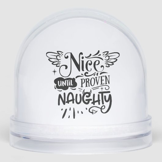 Noël Nice Jusqu'À Proven Naughty Drôle Père Noël (Avant)